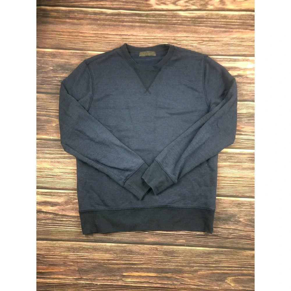 Giordano Mens Size Large Crewneck‎ Sweater Navy Blue